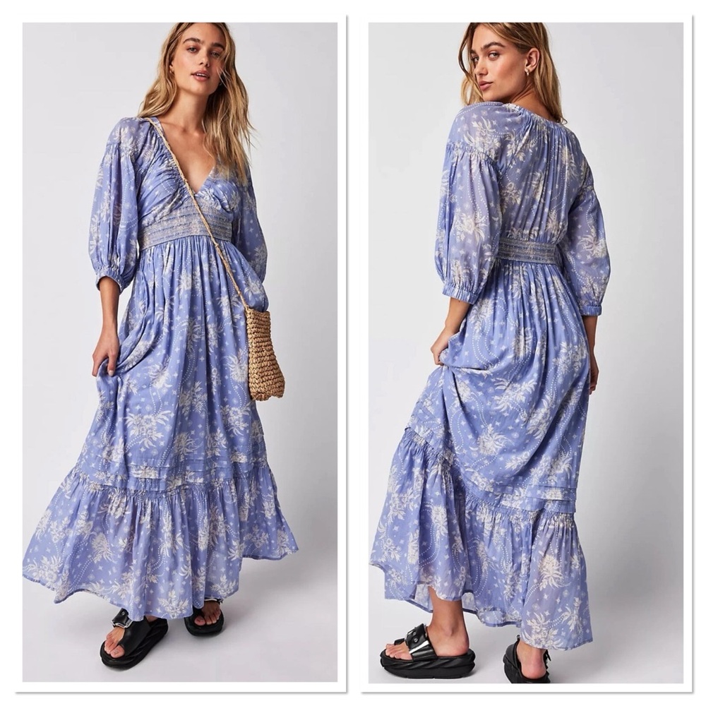 FREE PEOPLE Golden Hour Maxi Dress, NWOT, Size Extra Small